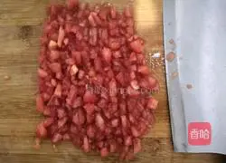 Illustration of how to make tomato, loofah and shrimp porridge 13