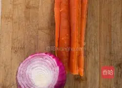 Illustration of how to make bacon and cheese baked rice 2