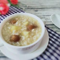 Apple Longan Rice Porridge