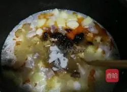 Illustration of how to make marinated meat and potato stewed rice 6