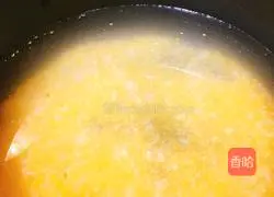 Illustration of how to make yam and corn stubble porridge 3