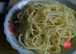 Illustration of how to make cold noodles 3