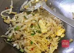 Illustration of how to make fried rice noodles 5