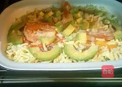 Cheese and Seafood Baked Rice Recipe Illustration 8