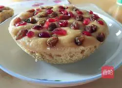 Illustration of how to make brown sugar cornmeal cake 12