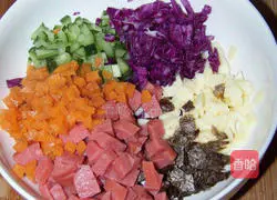 Colorful rice balls recipe illustration 2