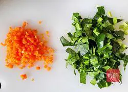 Spinach and egg porridge Practice illustration 2