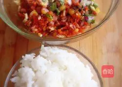 Illustration of how to make colorful rice balls 6