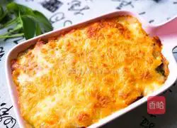 Illustration of how to make fruit, vegetable and cheese baked rice 23