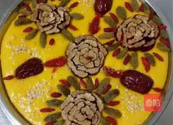 Illustration of how to make pumpkin hair cake 9