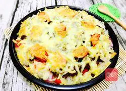 Tomato, Beef and Cheese Baked Rice Practice illustration 9