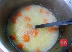 Illustration of how to make papaya, white fungus and millet porridge 9