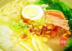 Illustration of how to make instant rice noodles in casserole 3