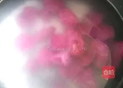 Illustration of how to make purple sweet potato porridge 8