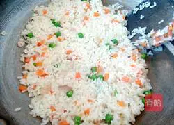 Illustration of Bacon and Corn Sausage Baked Rice 8