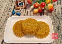 Illustration of how to make pumpkin hair cake 7