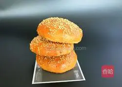 Illustration of how to make sesame whole wheat hamburger embryos 10