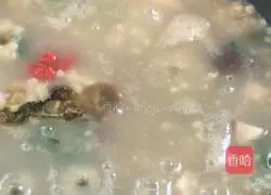 Illustration of how to make mushroom and millet porridge 13