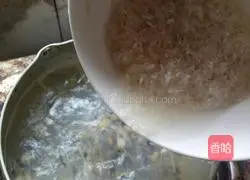 Illustration of how to make snail porridge 8