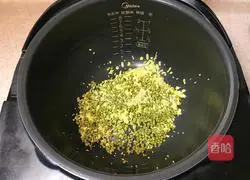 Illustration of how to make mung bean and millet porridge 3
