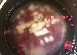 Illustration of how to make purple sweet potato and yam porridge 7