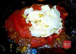 Illustration of how to make fried tomato and egg rice bowl 5