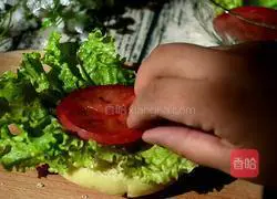 Chicken Leg Burger Recipe Illustration 20