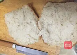 Baguette Illustration of how to make burgers 4