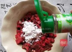 Illustration of how to make fruit, vegetable and cheese baked rice 5