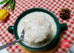 Milk Brown Rice Oatmeal Porridge Recipe Illustration 9