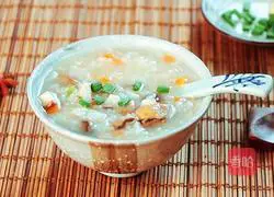 Illustration of how to make oyster health porridge 7