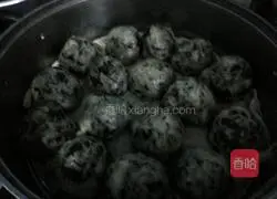 Illustration of how to make sweet potato leaf wowotou 3