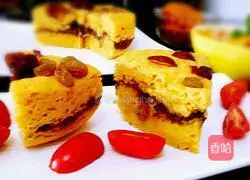 Milk Brown Sugar Bean Paste Corn Hair Cake Recipe Illustration 12