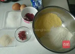 Illustration of how to make cornmeal cakes 2