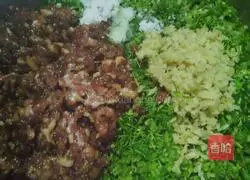 Illustration of how to make fennel meat box 8