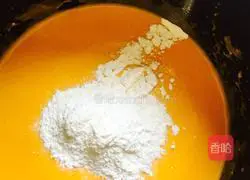 Illustration of how to make red date and pumpkin hair cake 4