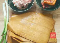 Fried dried tofu (the kind of dried tofu in spicy rice noodles) Illustration of how to do it 1