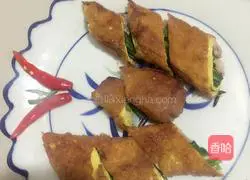 Illustration of how to make spring rolls 5