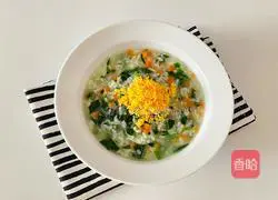 Spinach and egg porridge recipe 6