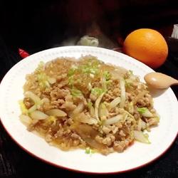 (Lantern Festival on the 15th day of the first lunar month) Stir-fried vermicelli with minced meat