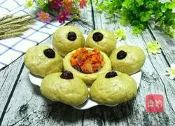 Illustration of how to make buckwheat steamed buns 14