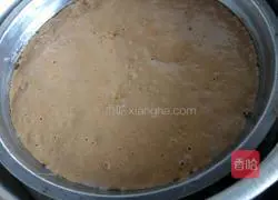 Illustration of how to make two-color hair cake 7