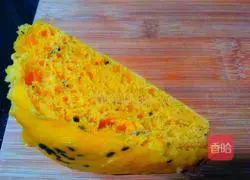 Illustration of how to make pumpkin sesame cake 10