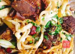 Secret Pork Ribs Braised Noodles Recipe Illustration 12