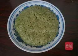 Illustration of Matcha Hair Cake 4