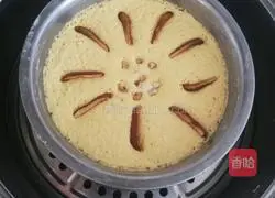 Illustration of how to make cornmeal cake 3