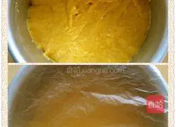 Illustration of how to make red date and pumpkin hair cake 7