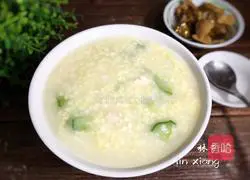 How to make cucumber, chicken and millet porridge (weight loss version) Illustration 9