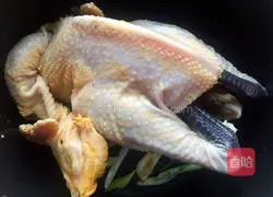 Rice cooker version of salt-baked chicken illustration 6