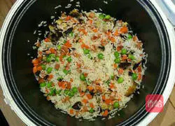 Illustration of how to make assorted braised rice 4